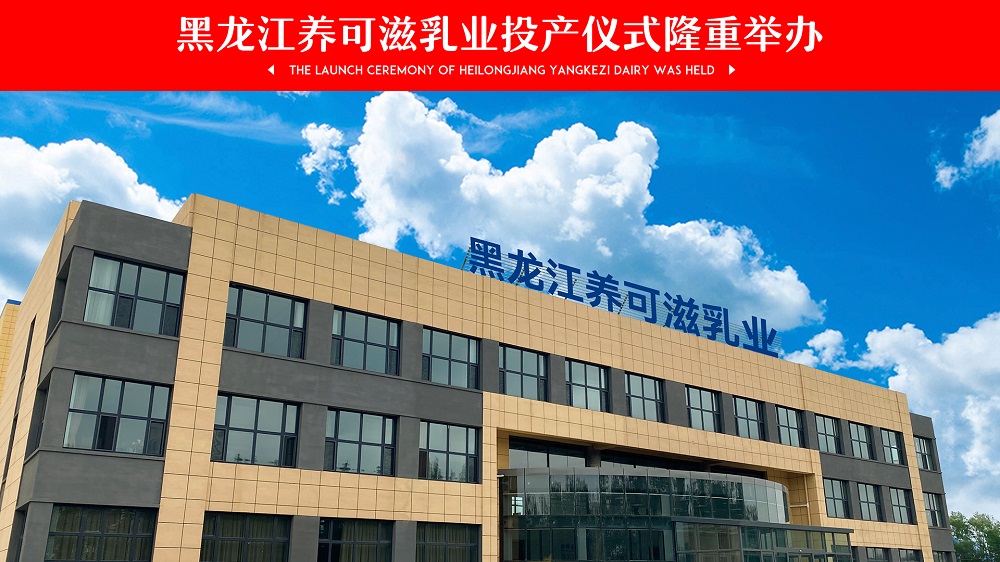 大庆市大同区区委区政府四大班子领导参加，黑龙江养可滋乳业投产仪式隆重举办